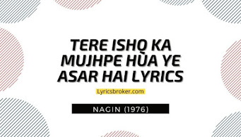 Tere-Ishq-Ka-Mujhpe-Hua-Ye-Asar-Hai-Lyrics