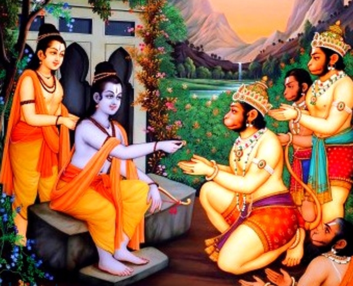 What did Sita give to Hanuman before he left her? - Quora