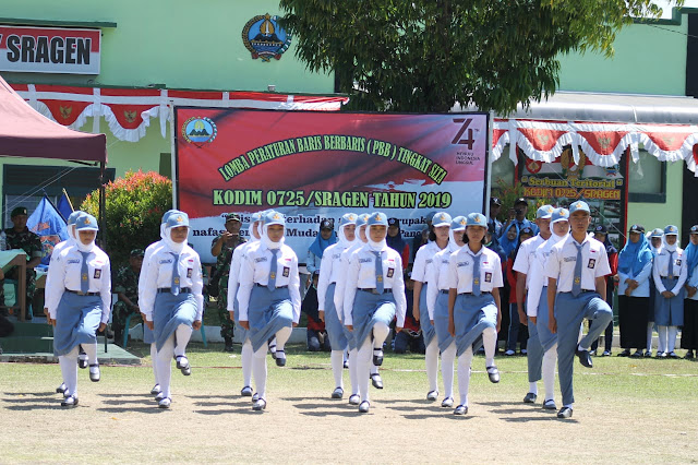 Kodim Sragen gelar Lomba PBB pelajar SLTA se Kabupaten bertemakan “Disiplin terhadap aturan merupakan nafas generasi muda bangsa yang Pancasilais” Kodim Sragen gelar Lomba PBB pelajar SLTA se Kabupaten bertemakan “Disiplin terhadap aturan merupakan nafas generasi muda bangsa yang Pancasilais”