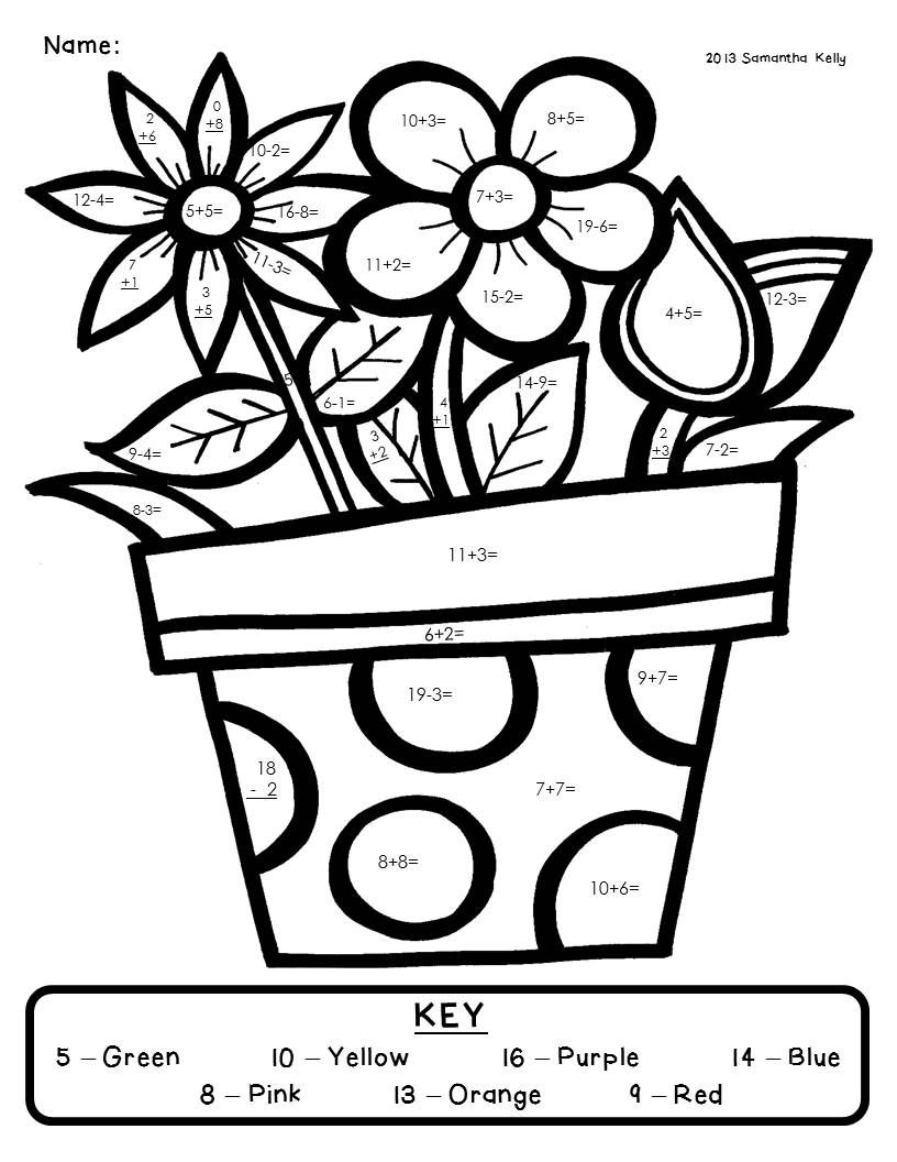 Spring Math Worksheets For 2nd Grade | rxuxa