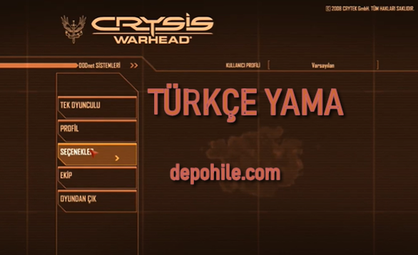 Crysis Warhead PC Oyunu Türkçe Yaması İndir, Kurulum 2021