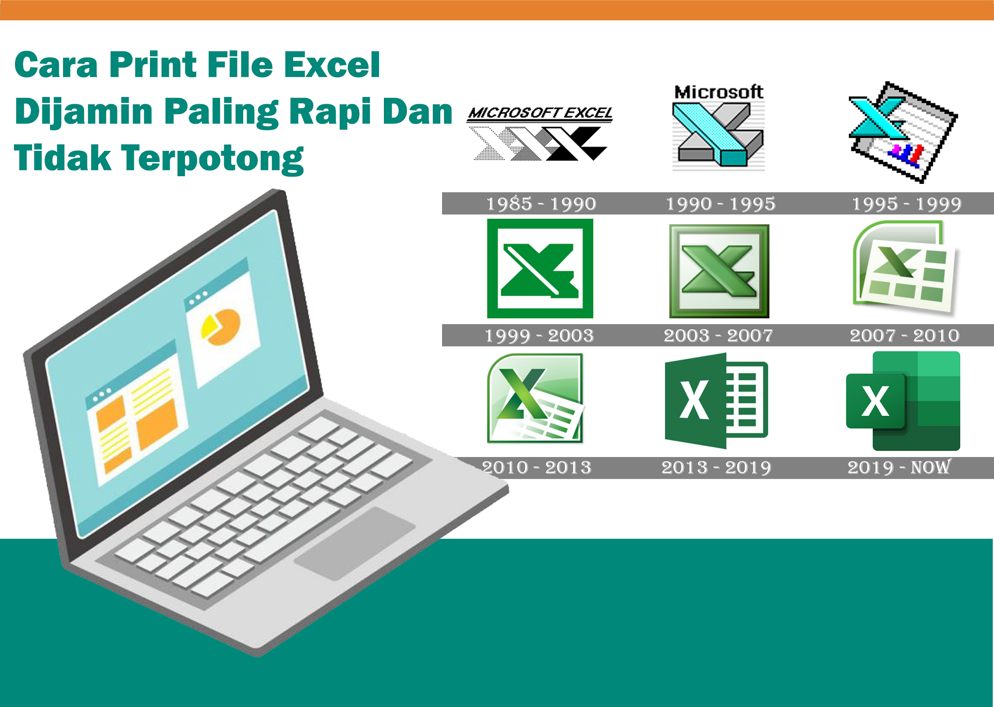 Cara mencetak file Excel secara rapi dan terpotong