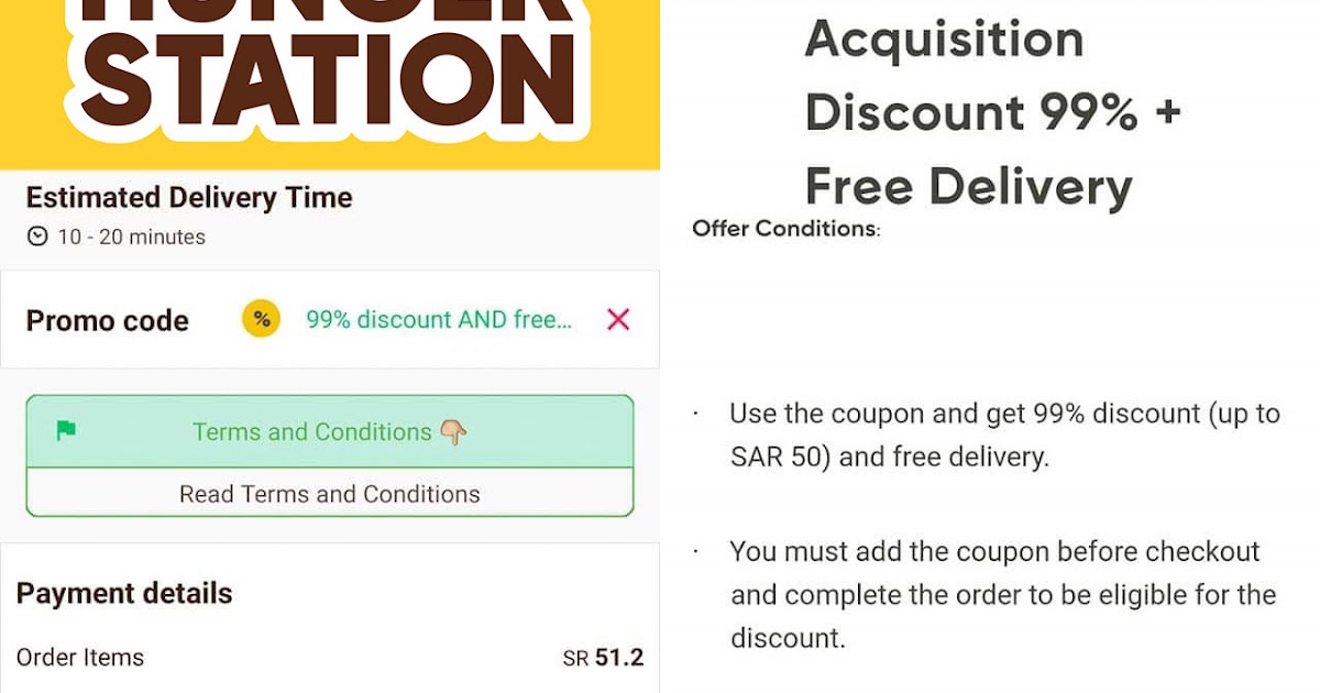 Saudi Prices Blog Get 99 Discount at Hunger Station App