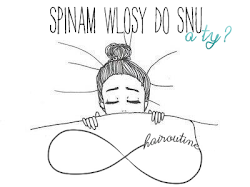 spinam włosy do snu