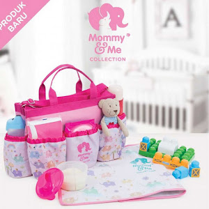Mommy and Me Elephant Baby Bag Set of 3