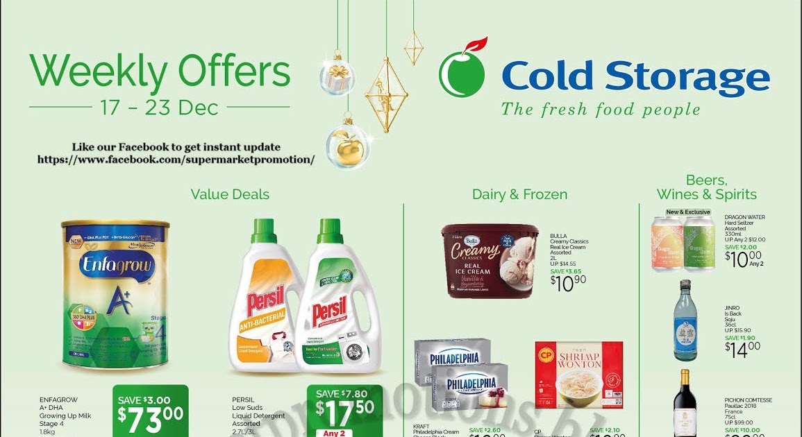 Cold Storage Weekly Offers Promotion 17 23 December 2020