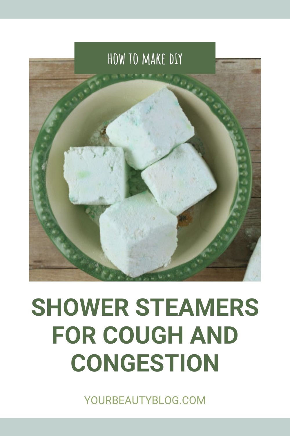 Cold and Flu Sinus Relief Shower Steamers Without Citric Acid