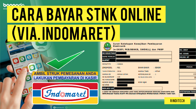 Cara Perpanjang STNK Online di Jawa Barat (via. Indomaret)