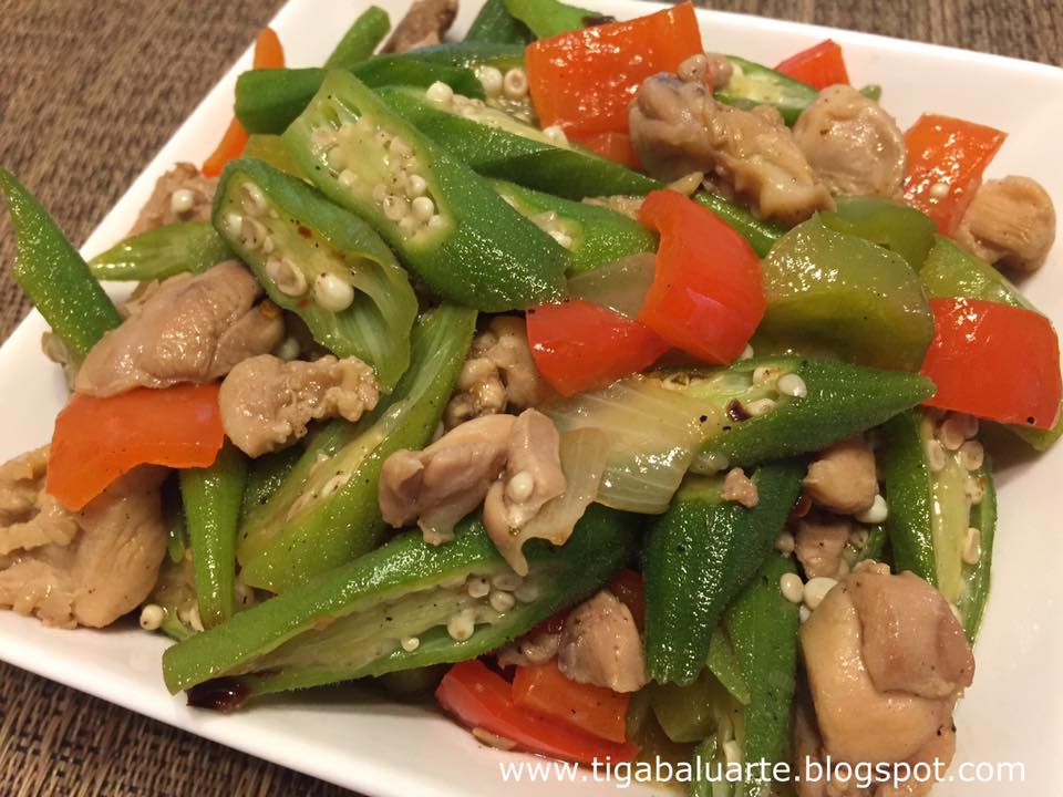 Casa Baluarte Filipino Recipes Stir Fry Chicken and Okra Recipe
