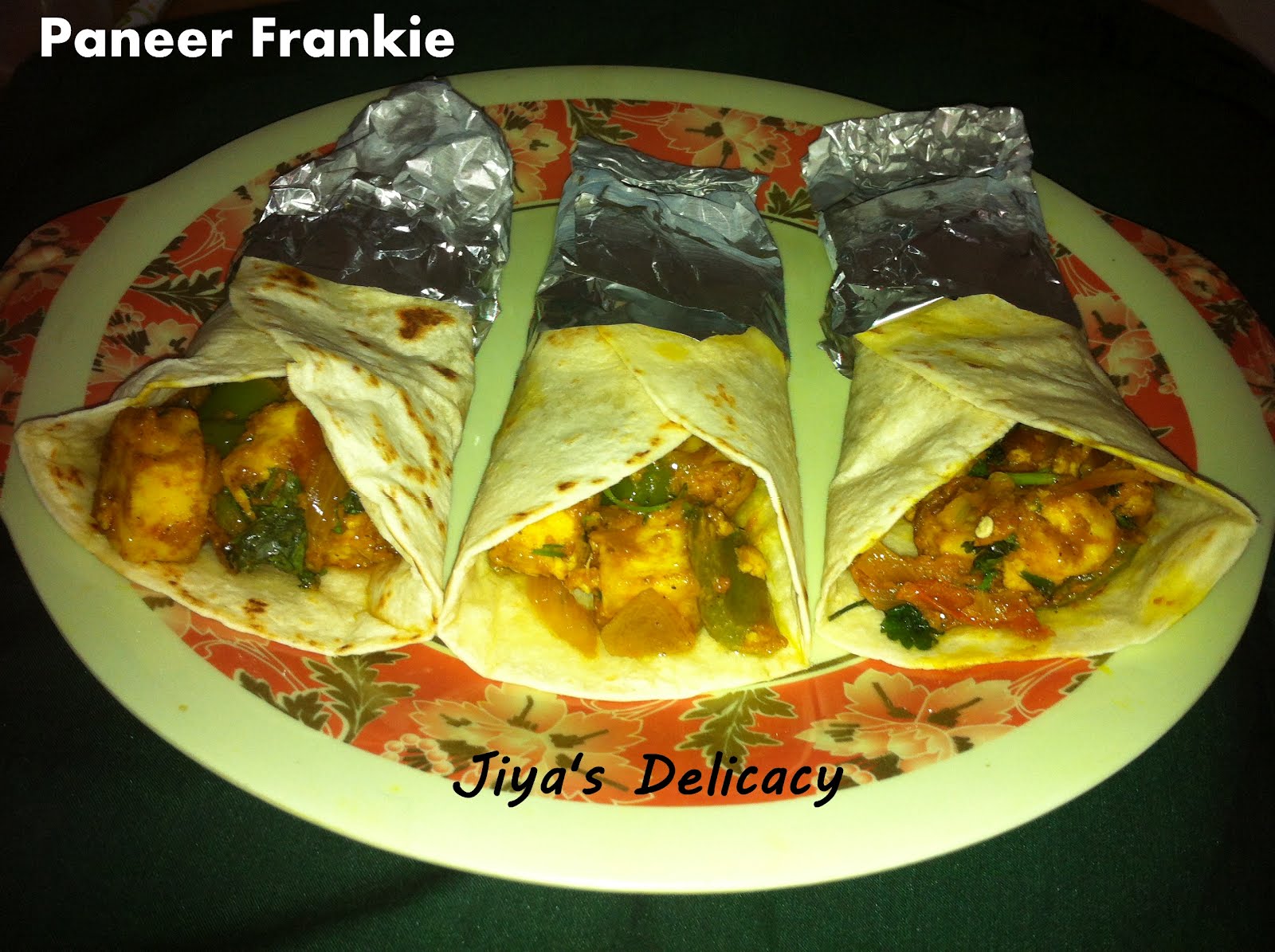 Jiya's Delicacy Paneer Frankie/ Paneer wraps