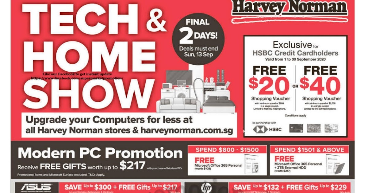Harvey Norman Computers & Printer Promotion 12 13 September 2020