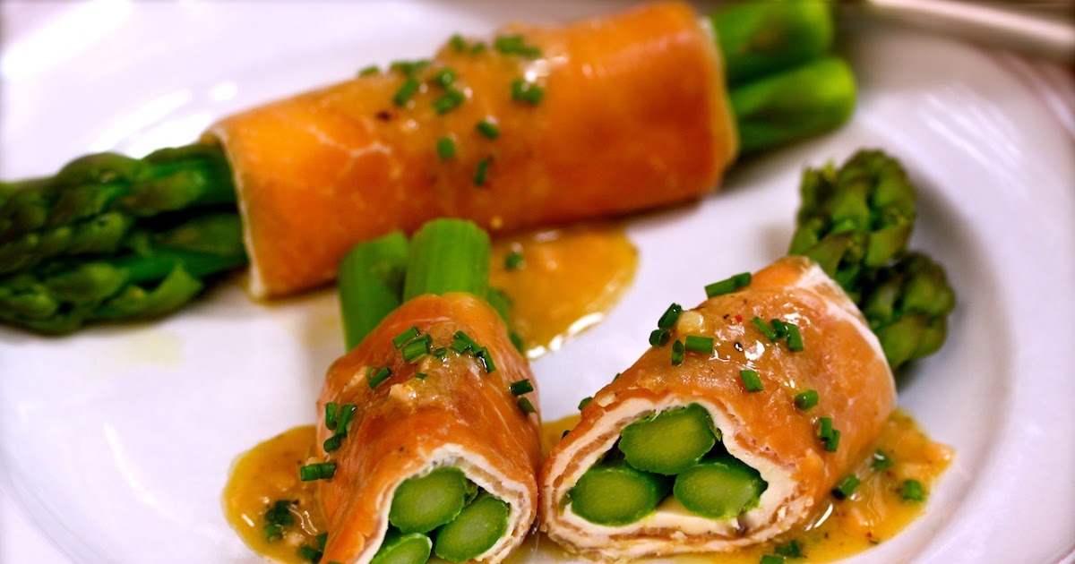 Once Upon a Plate The Recipes: Asparagus-Cream Cheese Rolls in ...