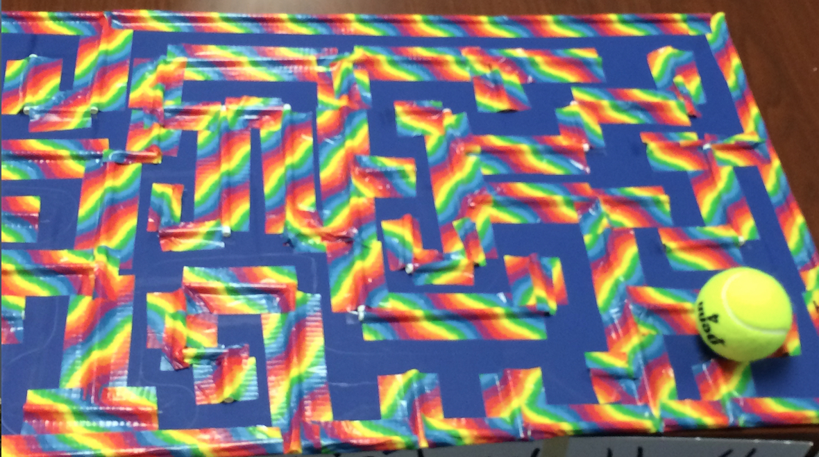 How does the mazercise puzzle work