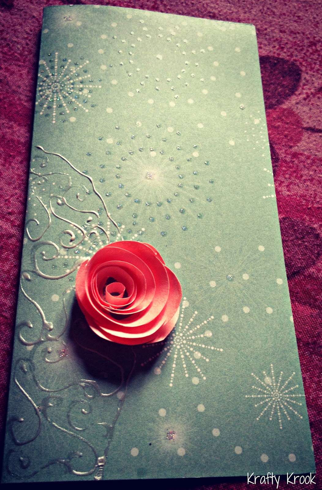 Krafty Krook Greeting Cards Crafted from fancy card stock paper!