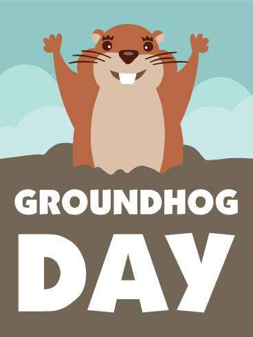 Groundhog Day Wishes Beautiful Image