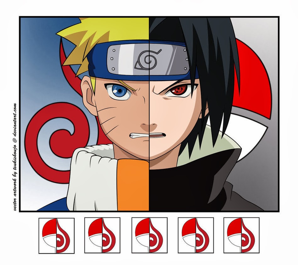 naruto gambar naruto Vs sasuke