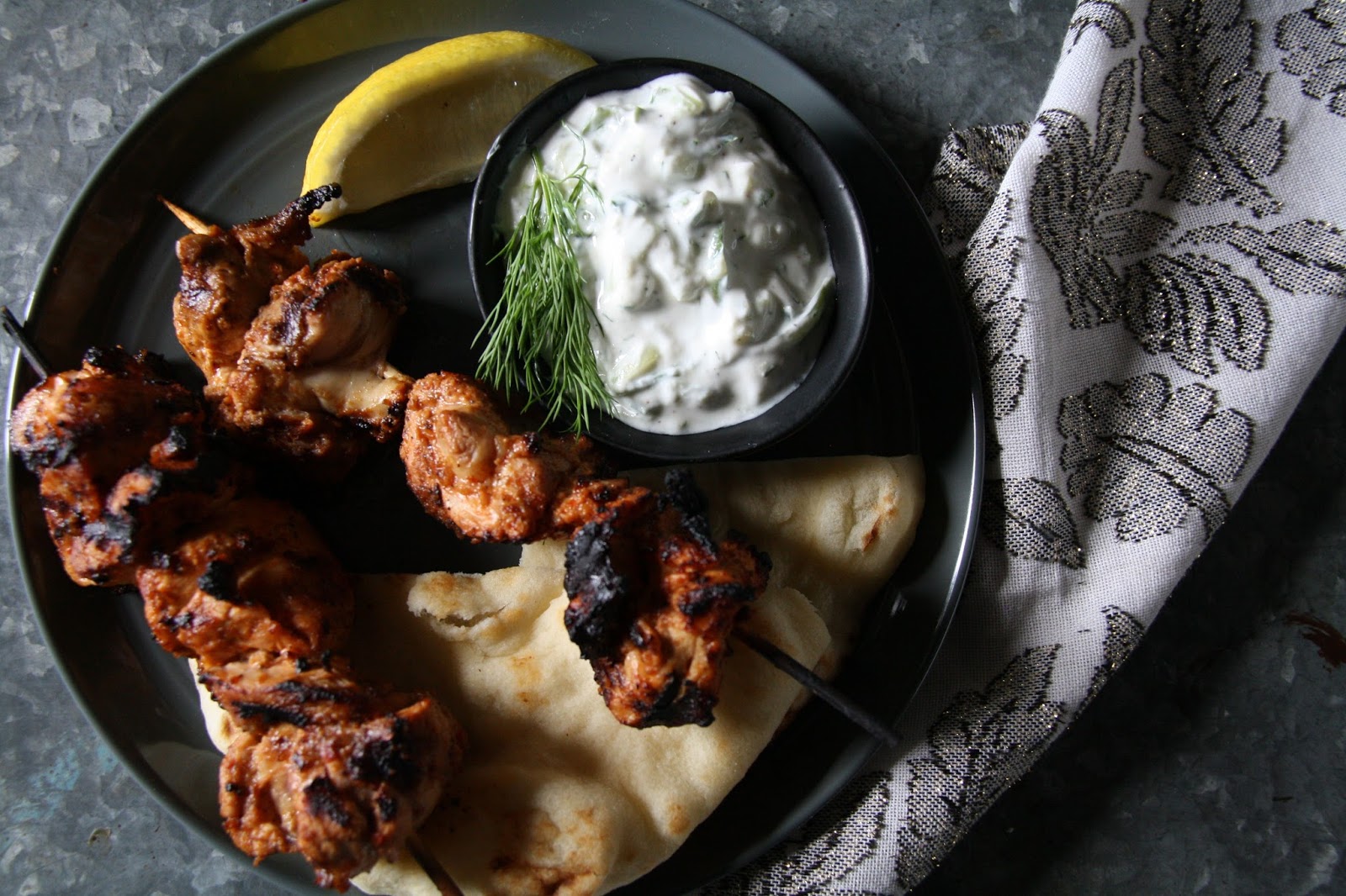 Ina Garten Tzatziki salted sugared spiced™: yogurt marinated chicken skewers with tzatziki Ina Garten Tzatziki salted sugared spiced™: yogurt marinated chicken skewers with tzatziki