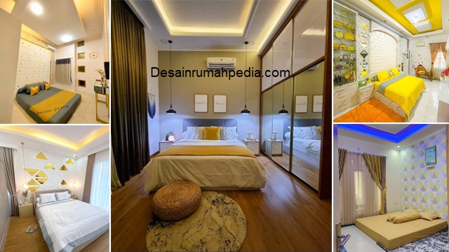 7 Gambar Desain Plafon Kamar Tidur Unik Cantik Ruangan Jadi Lapang Desainrumahpedia Com Inspirasi Desain Rumah Minimalis Modern
