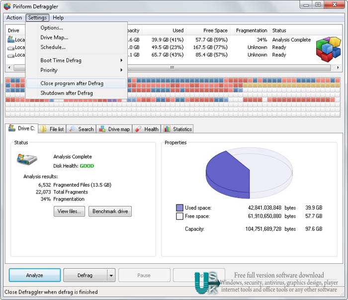 wise disk cleaner vs defragler