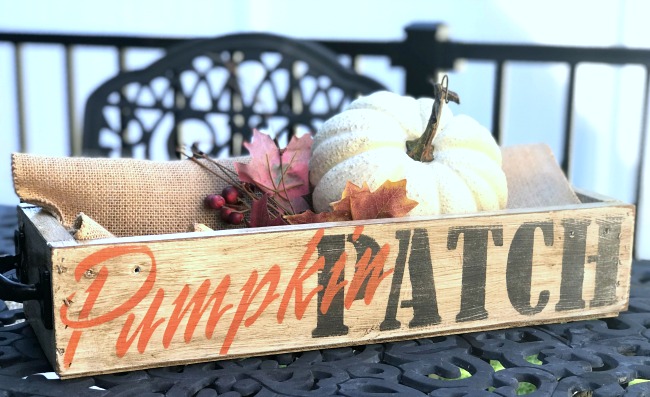 Make a New Pumpkin Patch Crate Look Old