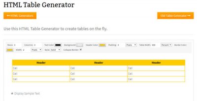 Las mejores herramientas gratuitas de generación de tablas en línea