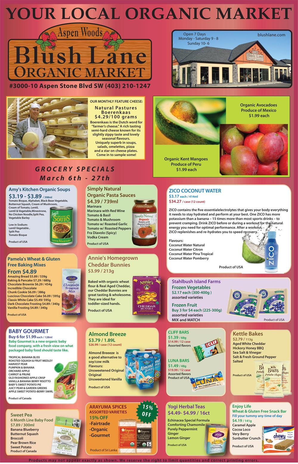 Best of Blush Blush Lane March Flyer