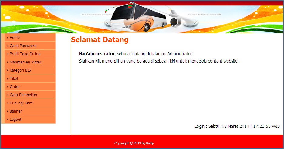 Download Aplikasi Penjualan Tiket Berbasis Web