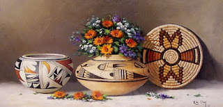 jarrones-típicos-con-flores-pinturas flores-y-jarrones-tipicos-pintados-al-oleo