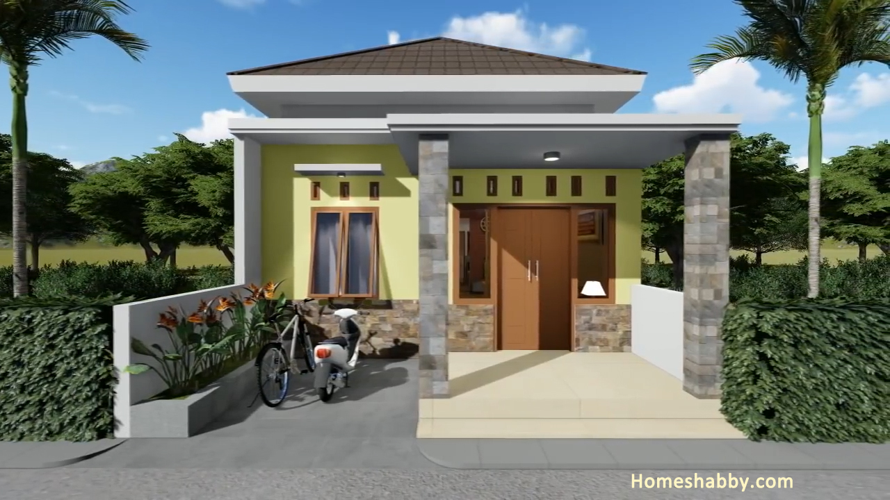 Desain dan  Denah  Rumah  Minimalis  Ukuran 6 x 12 M dengan 3  Kamar  Tidur Cocok Diterapkan di 