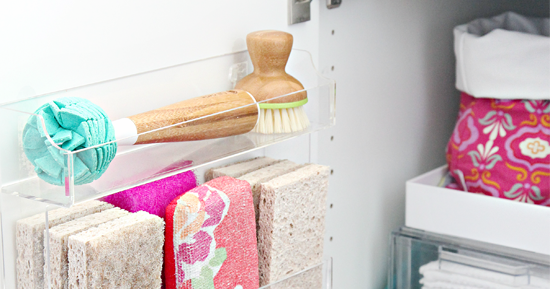 IHeart Organizing: Doubling up on Under the Sink Storage Space