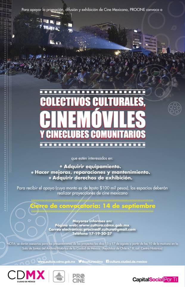 Atención cineclubes de la Ciudad de México