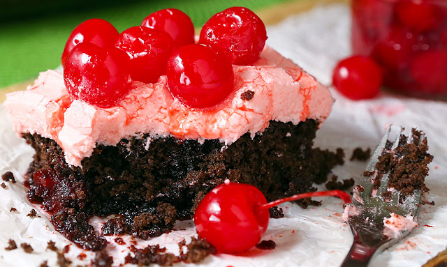 Outrageous Cherry Dr Pepper Cake