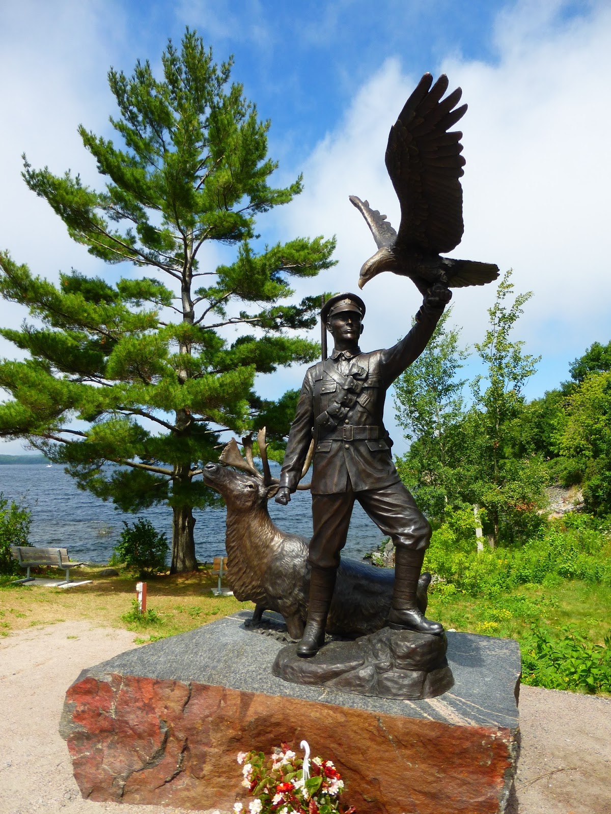 Ontario War Memorials: Parry Sound - Chief Francis Pegahmagabow
