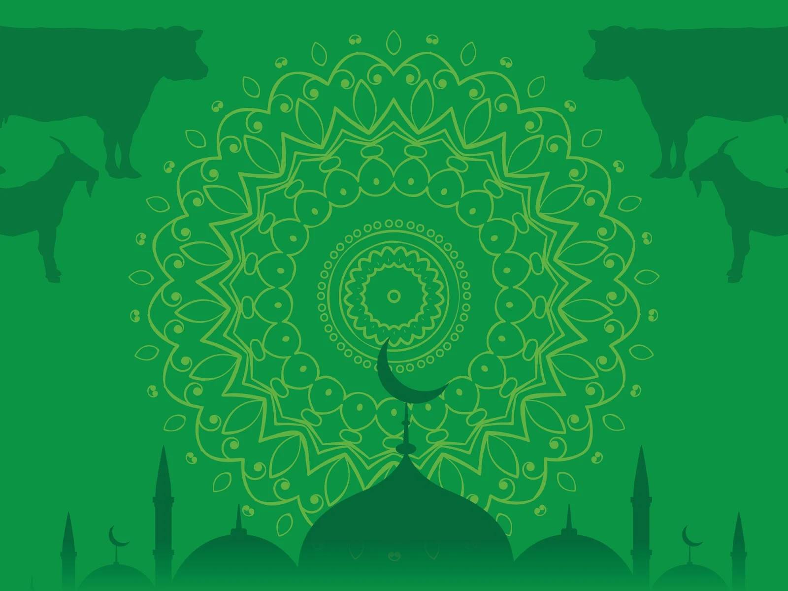 Gambar Wallpaper Hijau Masjid
