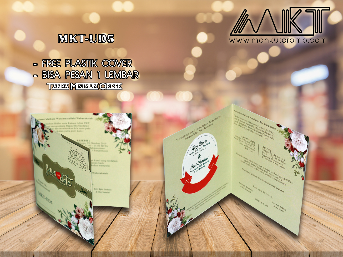 Cetak Undangan Satuan Banjarmasin Undangan Pernikahan