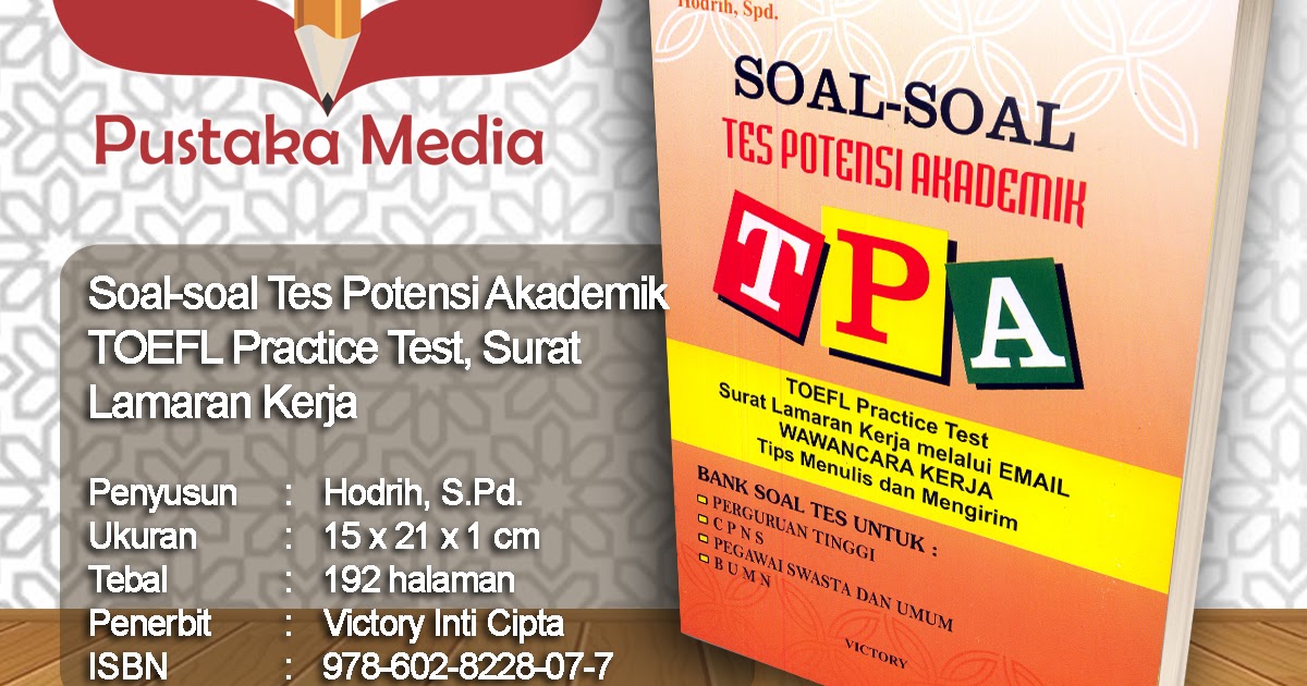 Soal Tes Akademik Aal Soal Tes Potensi Akademik