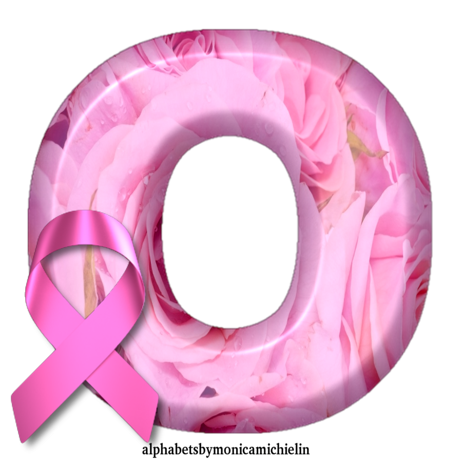 M. Michielin Alphabets: ALFABETO OUTUBRO ROSA COM ROSAS, LETRAS ...