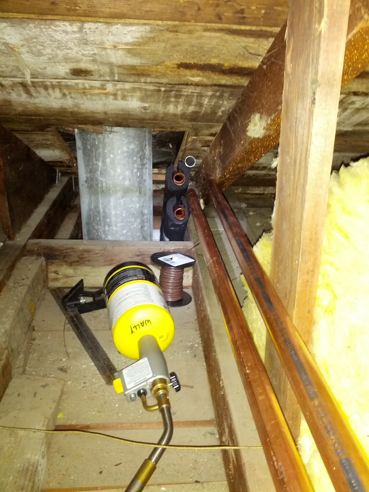 Adventures in Solar Hot Water Pipes in the Attic