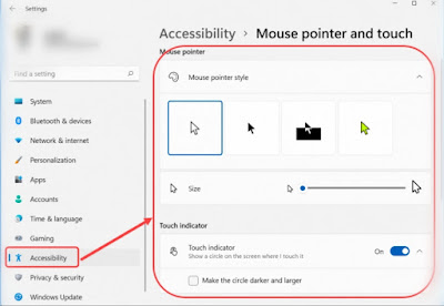 How to Change Your Mouse Cursor Color And Size in Windows 11