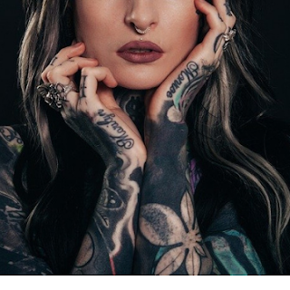 cool tattoo girl pfp