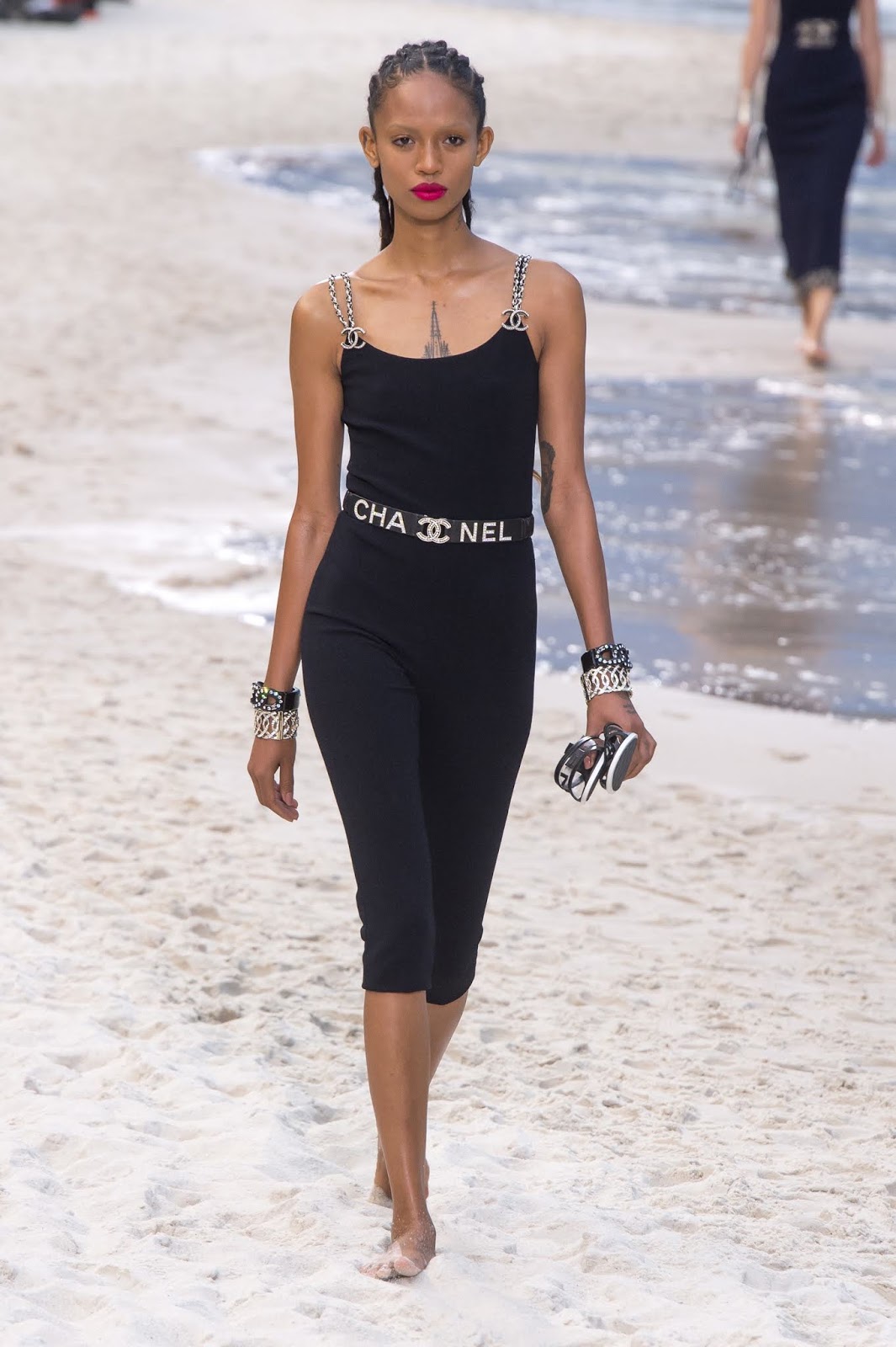 Chanel Took Its Spring 2019 Collection to the Beach, Including
