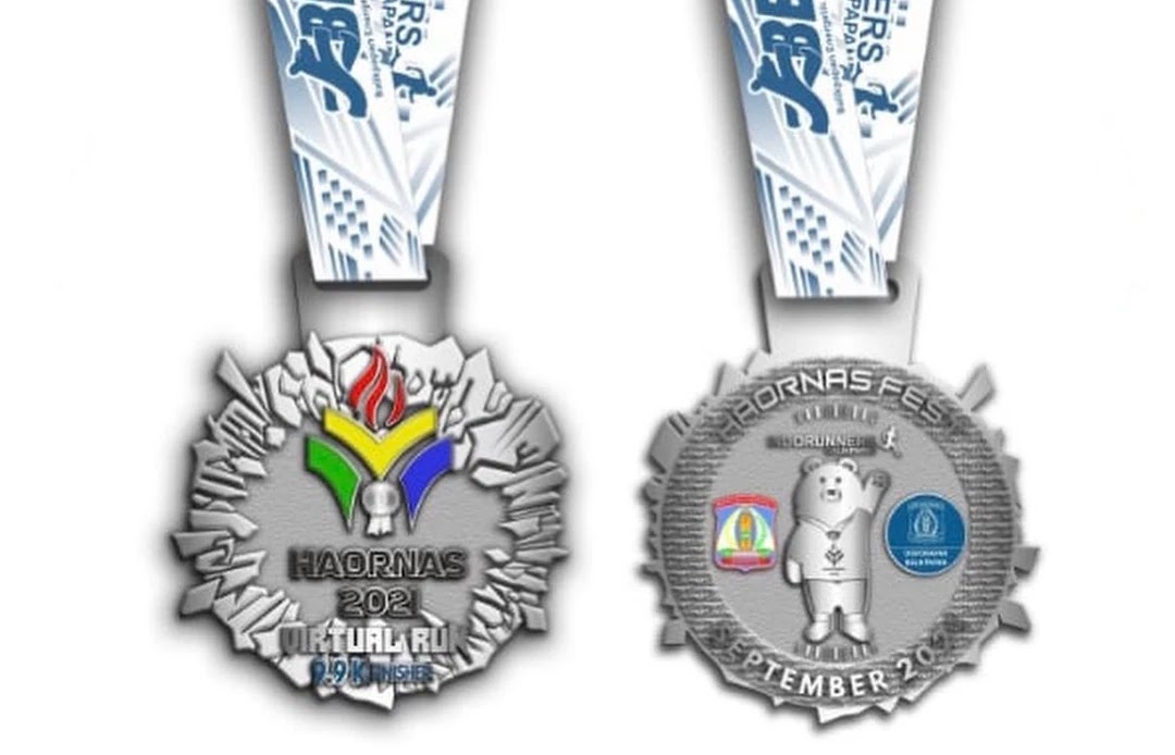 Medali 🏅 Haornas Balikpapan Virtual Run â€¢ 2021