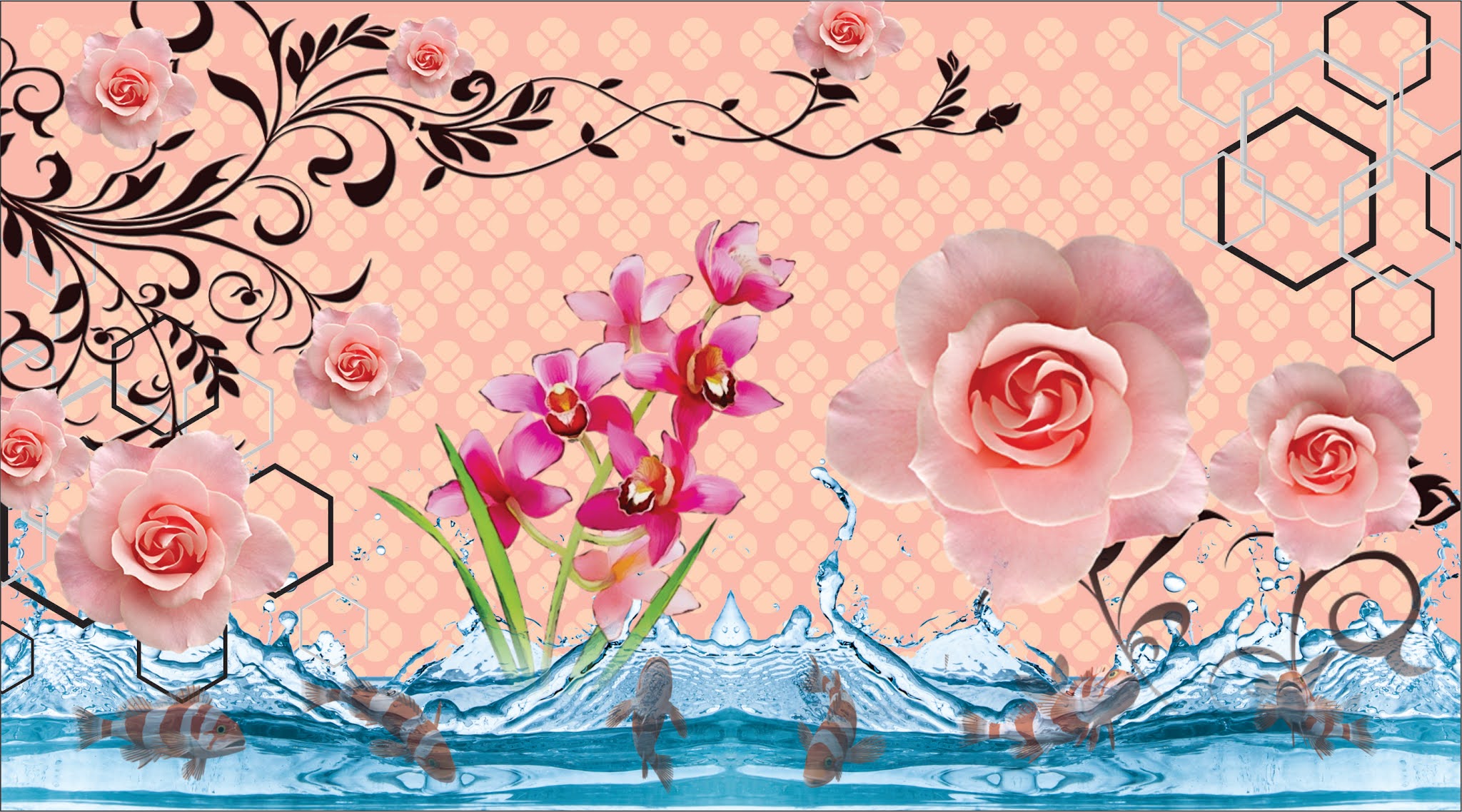 Wallpaper Free CDR File Download 3D Wallpaper New