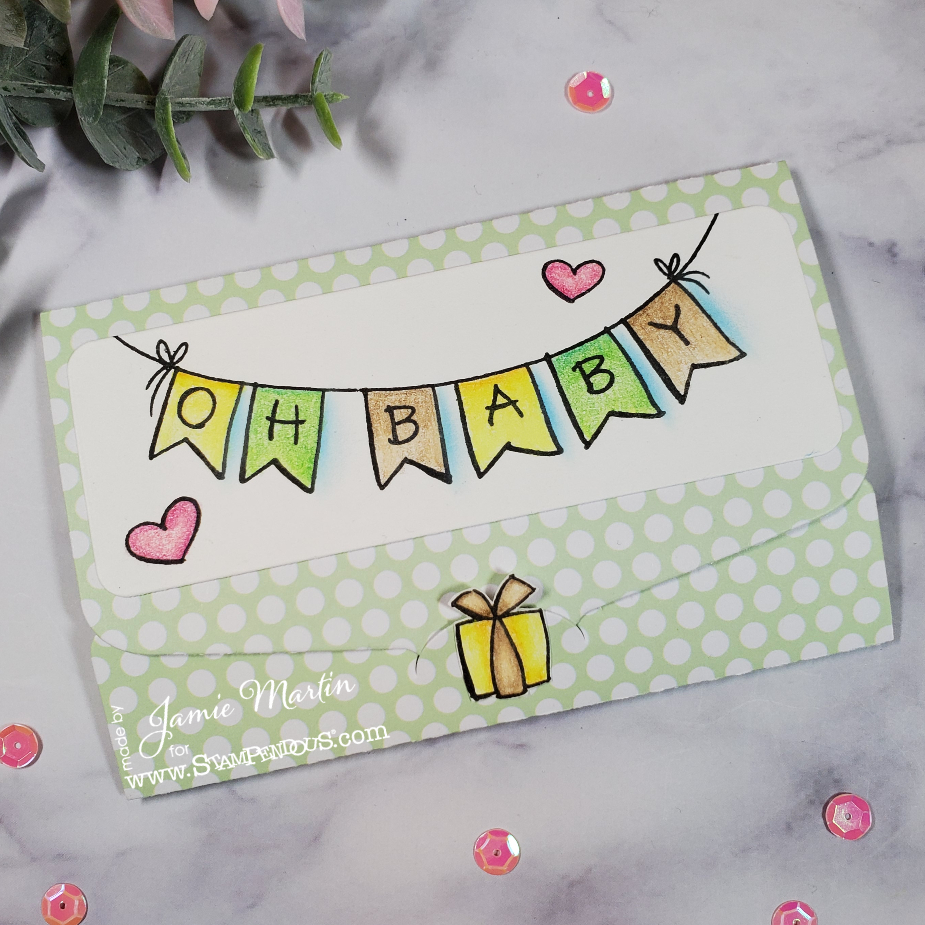 Stamp This! Oh Baby Gift Card Wallet