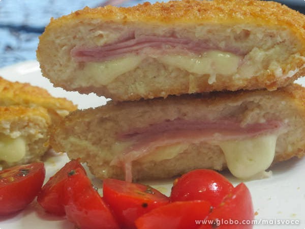 Empanado de Frango Recheado ( tipo Nuggets )