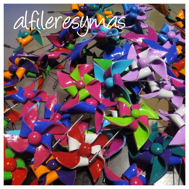 Alfiler Origami en Fimo