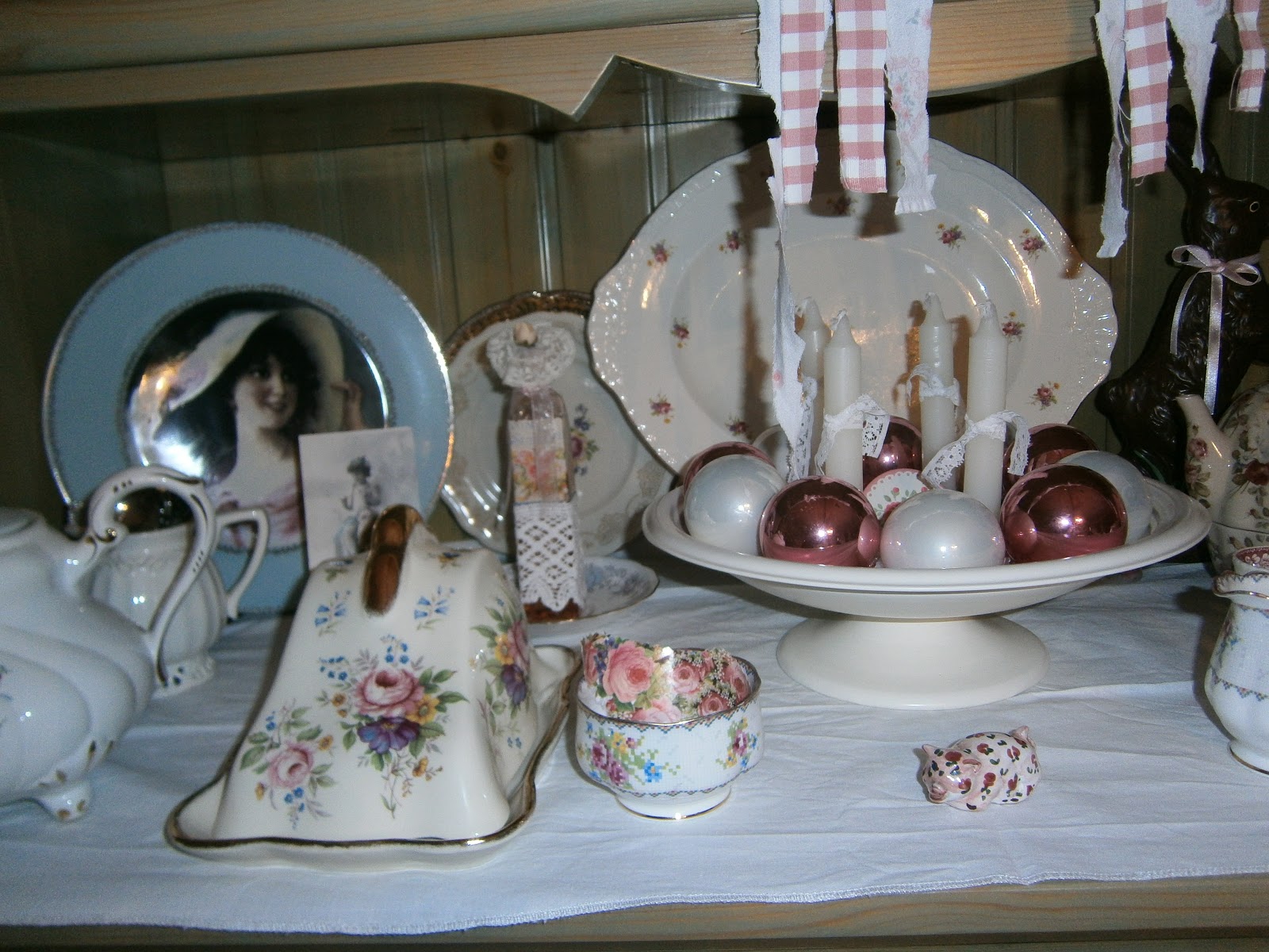 Vermont Christmas Company - Set Di 4 Candele Avvento - 3 Blu E 1 Rosa - Lunga Combustione - 25,4 Cm