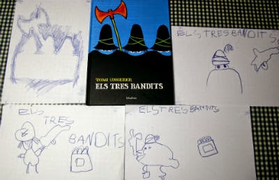 Manualidad  Libro infantil Los tres bandidos