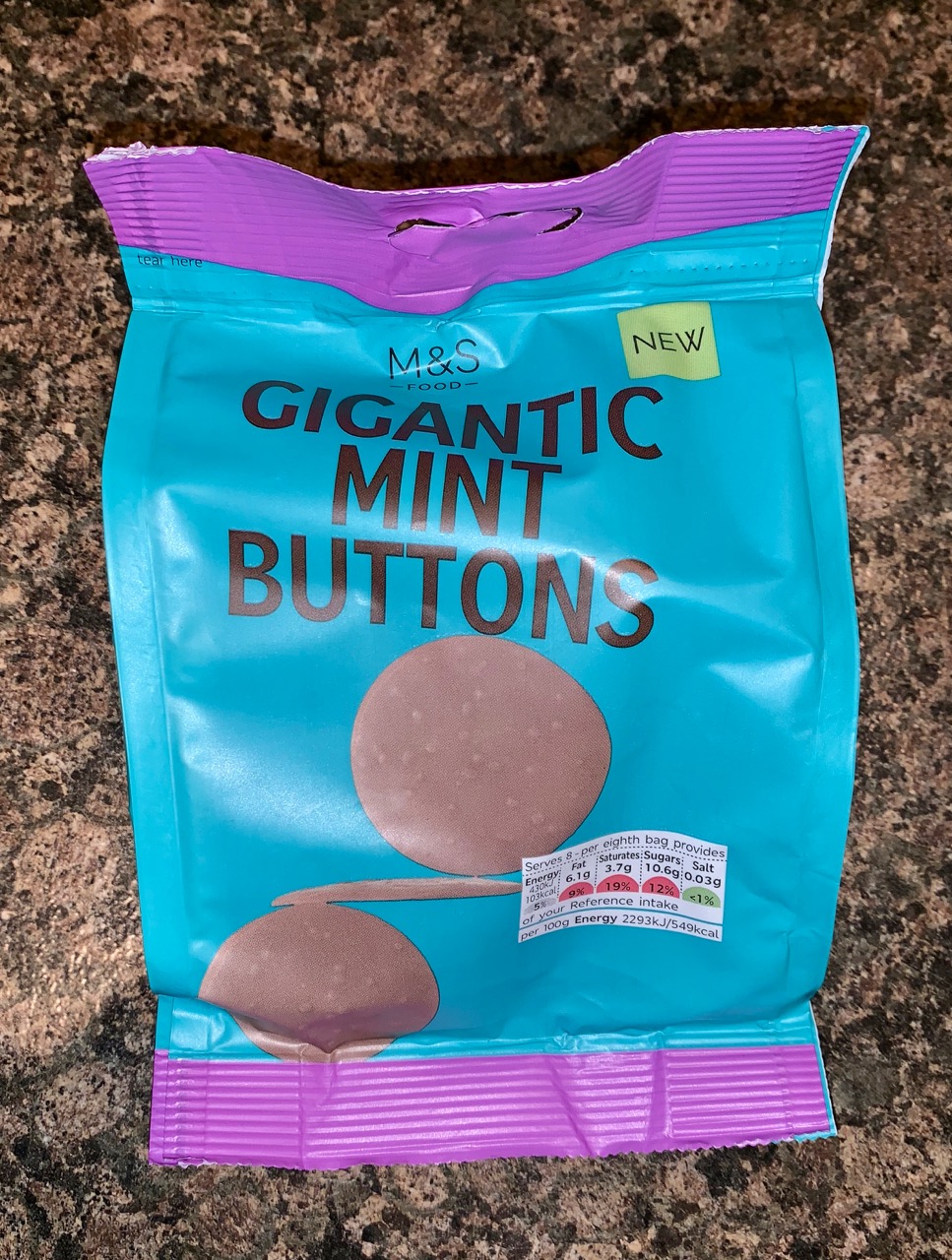 FOODSTUFF FINDS Gigantic Mint Buttons (Marks and Spencer) By Cinabar
