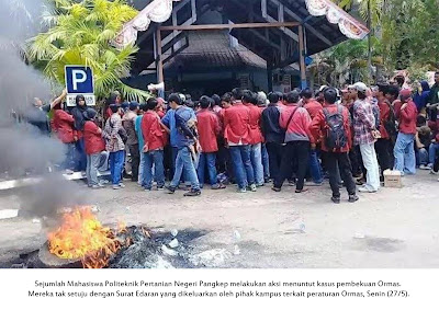 Duduk perkara pembekuan Ormawa PPNP